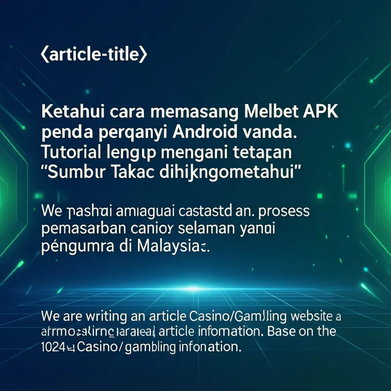 Cara Install Melbet