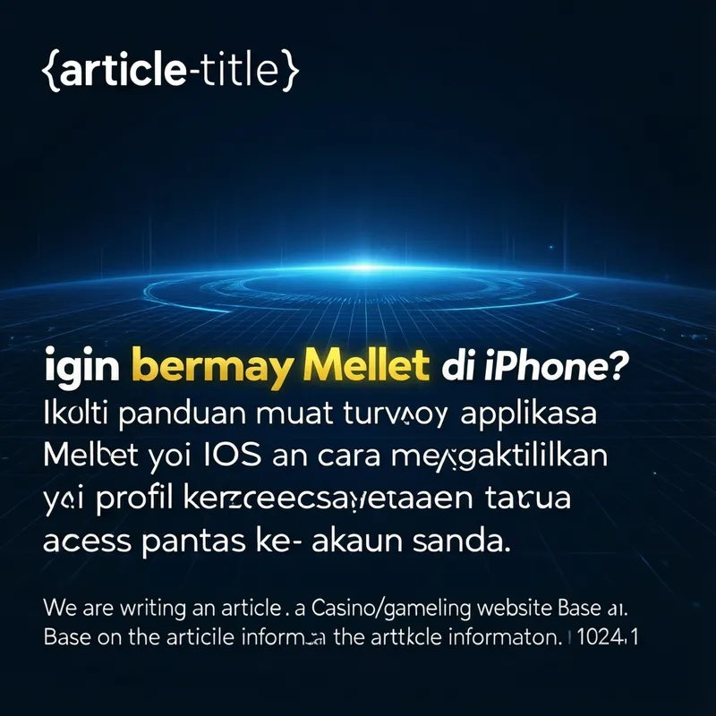 Melbet iOS Guide